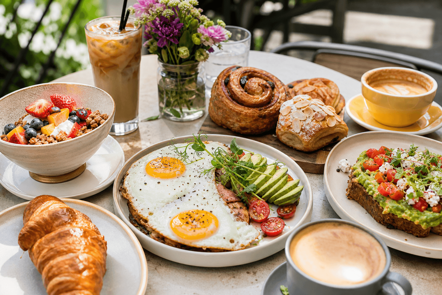 Weekend brunch spread